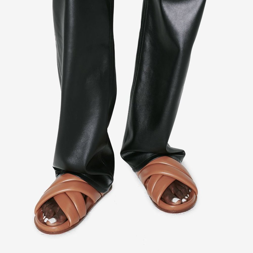 Anine Bing LIZZIE SLIDES COGNAC 38 - Picture 3 of 9